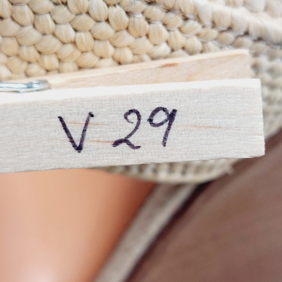 NEW Lucky Brand Delukah Cream Tan Ankle Strap Slingback Wedge Sandals V29 - Picture 12 of 12